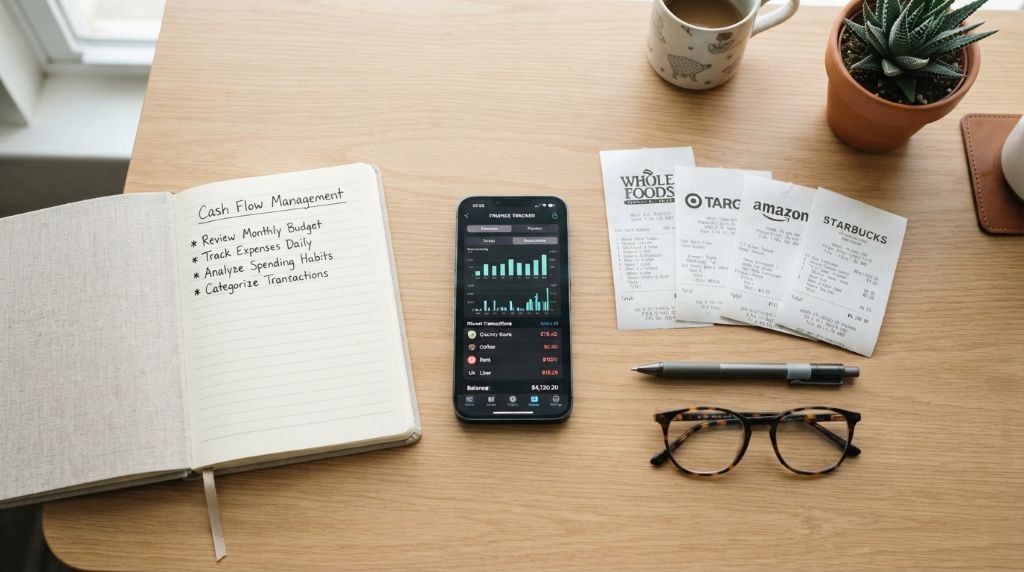 Tracking business costs and cash flow effectively